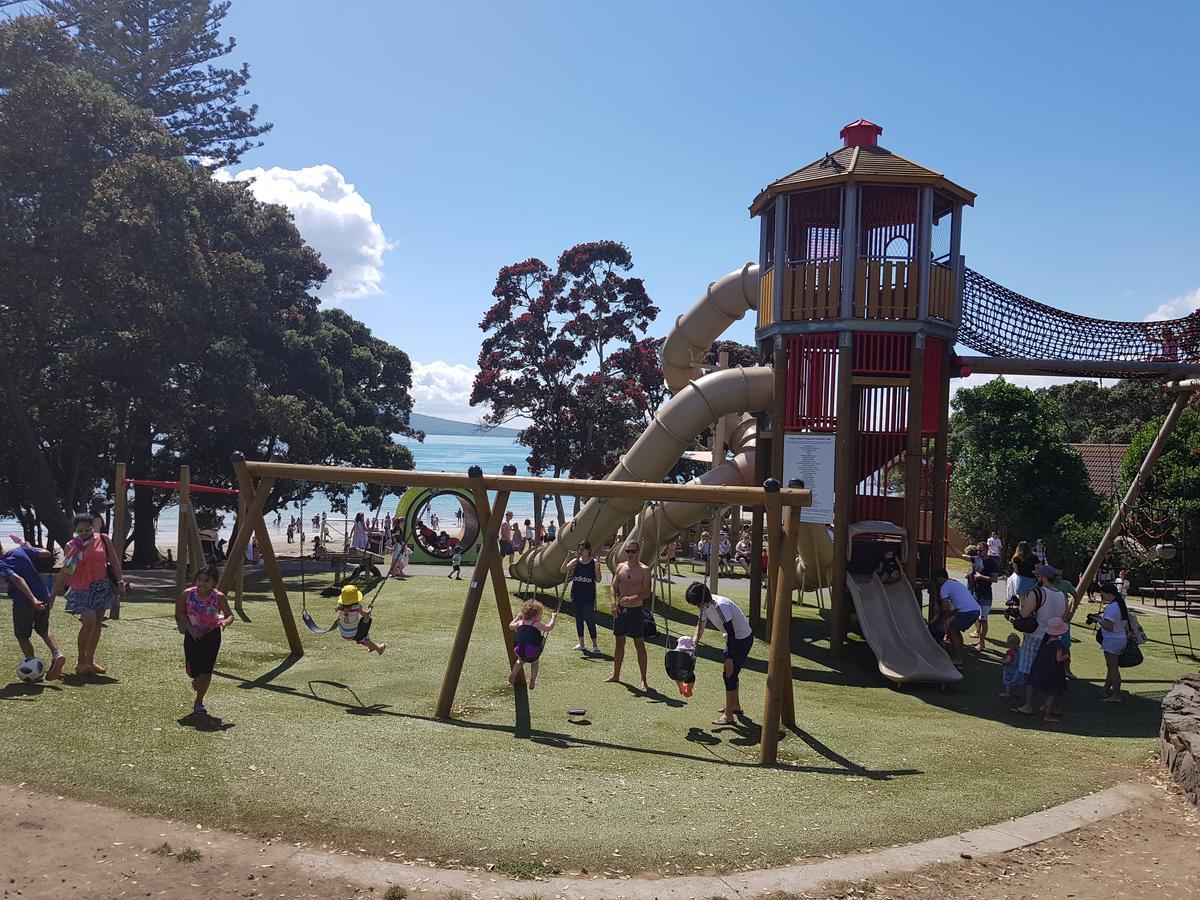 אוקלנד Takapuna Beach Accommodation מראה חיצוני תמונה